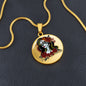 Dia De Los Muertos, Mexican Catrina Skull Pendant Necklace, Sugar Skull With Roses, Sugar Skull Necklace, Calavera Day of The Dead Necklace