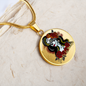 Dia De Los Muertos, Mexican Catrina Skull Pendant Necklace, Sugar Skull With Roses, Sugar Skull Necklace, Calavera Day of The Dead Necklace