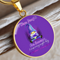Alzheimers Necklace, Alzheimers Awareness, Alzheimers In Memory Of, Alzheimers Disease, Alzheimers Purple, End Alzheimers