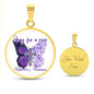 Pray For A Cure Alzheimers Necklace, Alzheimers Awareness, Alzheimers Disease, End Alzheimers, Alzheimer's Pendant, Alzheimer's Support