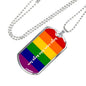 LGBTQ Necklace, LGBTQ Jewelry, Coming Out Gift - TreasureNoni