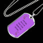 Rainbow Fairy Dog Tag Style Necklace LGBTQ Pride Jewelry - TreasureNoni