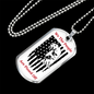 We The People, American Flag Dog Tag Necklace, Patriotic Jewelry, American Flag Necklace, Eagle Necklace, Eagle Flag, Patriotic Gifts