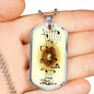 Music Dog Tag Style Necklace - TreasureNoni