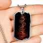 Music Lover Dog Tag Style Necklace - TreasureNoni