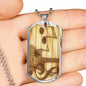Music Dog Tag Necklace - TreasureNoni
