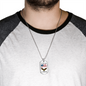 We The People, USA Necklace, Patriotic Jewelry, American Flag Necklace, USA Flag Dog Tag Necklace, Eagle Necklace