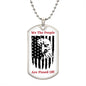 We The People, American Flag Dog Tag Necklace, Patriotic Jewelry, American Flag Necklace, Eagle Necklace, Eagle Flag, Patriotic Gifts