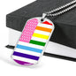LGBTQ Flag Necklace, LGBTQ Pride Jewelry - TreasureNoni