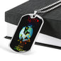 Music Dog Tag Style Necklace - TreasureNoni