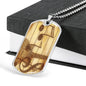 Music Dog Tag Necklace - TreasureNoni