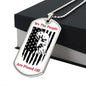 We The People, American Flag Dog Tag Necklace, Patriotic Jewelry, American Flag Necklace, Eagle Necklace, Eagle Flag, Patriotic Gifts