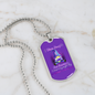 Alzheimers Necklace, Alzheimers Awareness, Alzheimers In Memory, Alzheimers Disease, Alzheimers Purple