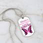 Mom's Breast Cancer Support Squad Necklace, Breast Cancer Support Jewelry, Cancer Squad Support Necklace, Family Cancer Support Squad