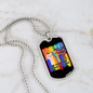 Gay Pride Necklace, LGBT Necklace, LGBT Equality Jewelry, LGBT Equal Rights Necklace, LGBT, Human Rights, Equal Rights Gifts, Equality Gift