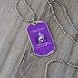 Alzheimers Necklace, Alzheimers Awareness, Alzheimers In Memory, Alzheimers Disease, Alzheimers Purple