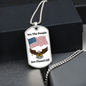 We The People, USA Necklace, Patriotic Jewelry, American Flag Necklace, USA Flag Dog Tag Necklace, Eagle Necklace