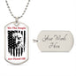 We The People, American Flag Dog Tag Necklace, Patriotic Jewelry, American Flag Necklace, Eagle Necklace, Eagle Flag, Patriotic Gifts