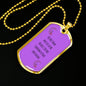 Rainbow Fairy Dog Tag Style Necklace LGBTQ Pride Jewelry - TreasureNoni