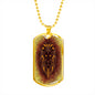 Lion Dog Tag Necklace, Men's Jewelry, Jewelry for Men, Unisex Jewelry - TreasureNoni
