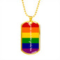 LGBTQ Pride Necklace, LGBTQ Pride Jewelry, Coming Out Gift - TreasureNoni