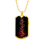 Music Lover Dog Tag Style Necklace - TreasureNoni