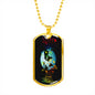 Music Dog Tag Style Necklace - TreasureNoni
