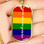 LGBTQ Pride Necklace, LGBTQ Pride Jewelry, Coming Out Gift - TreasureNoni