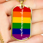 LGBTQ Necklace, LGBTQ Jewelry, Coming Out Gift - TreasureNoni