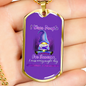 Alzheimers Necklace, Alzheimers Awareness, Alzheimers In Memory, Alzheimers Disease, Alzheimers Purple
