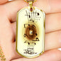 Music Dog Tag Style Necklace - TreasureNoni