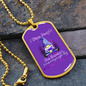 Alzheimers Necklace, Alzheimers Awareness, Alzheimers In Memory, Alzheimers Disease, Alzheimers Purple