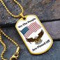 We The People, USA Necklace, Patriotic Jewelry, American Flag Necklace, USA Flag Dog Tag Necklace, Eagle Necklace