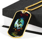 Music Dog Tag Style Necklace - TreasureNoni