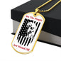 We The People, American Flag Dog Tag Necklace, Patriotic Jewelry, American Flag Necklace, Eagle Necklace, Eagle Flag, Patriotic Gifts