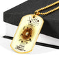 Music Dog Tag Style Necklace - TreasureNoni