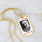 We The People, American Flag Dog Tag Necklace, Patriotic Jewelry, American Flag Necklace, Eagle Necklace, Eagle Flag, Patriotic Gifts