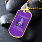 Alzheimers Necklace, Alzheimers Awareness, Alzheimers In Memory, Alzheimers Disease, Alzheimers Purple