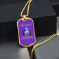 Alzheimers Necklace, Alzheimers Awareness, Alzheimers In Memory, Alzheimers Disease, Alzheimers Purple