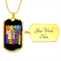 Gay Pride Necklace, LGBT Necklace, LGBT Equality Jewelry, LGBT Equal Rights Necklace, LGBT, Human Rights, Equal Rights Gifts, Equality Gift