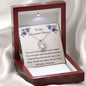 Single Mom Necklace - Sentimental Gift from Son, Includes Message Card – Perfect Gift for Mom’s Birthday or Christmas