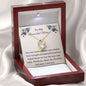 Single Mom Necklace - Sentimental Gift from Son, Includes Message Card – Perfect Gift for Mom’s Birthday or Christmas