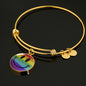 Rainbow Pride Smiley Face Emoji LGBTQ Bracelet - TreasureNoni