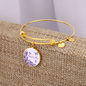 End Alz Bracelet, Alzheimer's Jewelry, Alzheimer's Disease, Alzheimers Awareness Gift, Personalized Alzheimer's Bracelet, Alzheimers Support