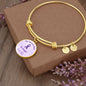 End Alz Bracelet, Support Alzheimer's Jewelry, Alzheimer's Purple Ribbon Bracelet, End Alz Jewelry, Alzheimer's In Memory Of