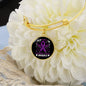 Alzheimers Awareness Bracelet, Alzheimers Support, Alzheimers Purple Ribbon, Alzheimers Support Jewelry