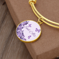 End Alz Bracelet, Alzheimer's Jewelry, Alzheimer's Disease, Alzheimers Awareness Gift, Personalized Alzheimer's Bracelet, Alzheimers Support