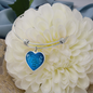 Semicolon Bracelet, Semicolon Gift, Semicolon Heart Pendant Bracelet, Suicide Awareness, Mental Health, Suicide Prevention Awareness, Semicolon Jewelry
