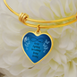 Semicolon Bracelet, Semicolon Gift, Semicolon Heart Pendant Bracelet, Suicide Awareness, Mental Health, Suicide Prevention Awareness, Semicolon Jewelry