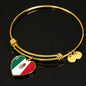 Mexican Flag Bracelet, Joyería De La Bandera Mexicana - TreasureNoni